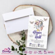 Bisikletli Kelebekli Davetiye