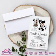 Mickey Mouse Davetiye