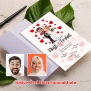 Karikatürlü Tesettür Davetiye