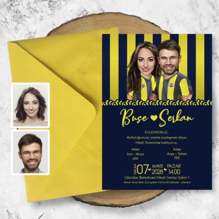 Fenerbahçe Düğün Davetiyesi