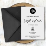 SDF 673 Düğün Nikah Davetiye