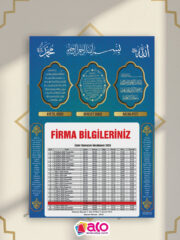 2026 Özel Tasarım Ramazan İmsakiye 750 Adet - Görsel 8