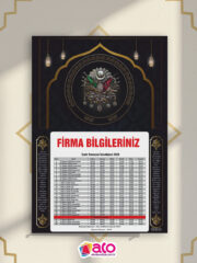 2026 Özel Tasarım Ramazan İmsakiye 750 Adet - Görsel 7