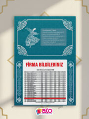 2026 Özel Tasarım Ramazan İmsakiye 750 Adet - Görsel 6
