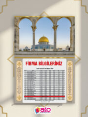2026 Özel Tasarım Ramazan İmsakiye 750 Adet - Görsel 5