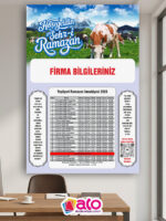 2026 Özel Tasarım Ramazan İmsakiye 1000 Adet - Görsel 18