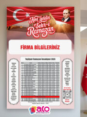 2026 Özel Tasarım Ramazan İmsakiye 750 Adet - Görsel 11