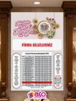 2026 Özel Tasarım Ramazan İmsakiye 1000 Adet - Görsel 10